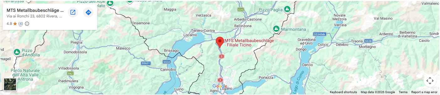 MTS Metallbaubeschläge - Filiale Ticino - Google Maps